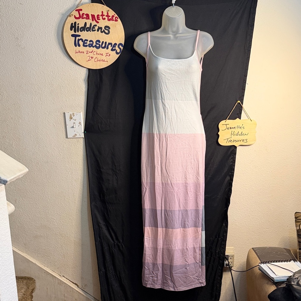 💥NI💥 Blush Pink and White Striped Dress
